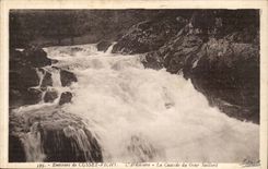 Surroundings of Cusset CPA the salte quarry the cascade of Projecting Gour