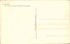 Rouen CPA the Butter tower and the tower St Romain