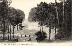 Arcachon CPA La grande dune