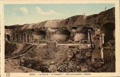 Reims CPA das Fort von Pompelle Brucke levis zerstorte Galerien