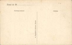 Azay le Rideau CPA le chateau national Gabrielle d'Estrees et ses enfants Vendome