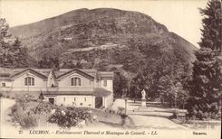 Luchon CPA Hydropathic establishment and mountain of Cazaril