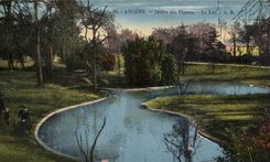 Angers CPA Botanical garden the lake