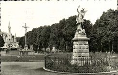 Lourdes CPA the basilica Holy Michel and the Breton martyrdom