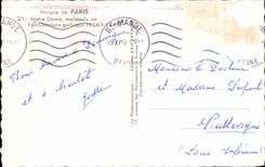 Paris CPA Notre Dame merveille de l'architecture gothique 1163 1245