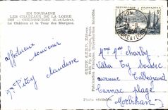 Chenonceau CPA Le chateau et la tour des Marques