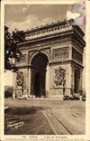 Paris CPA Arc de triomphe 
