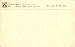 Paris CPA MArche aux fleurs Quai de l'horloge