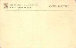 Paris CPA Hotel de ville