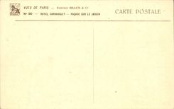 Paris CPA Hotel CArnavelet Facade sur le jardin