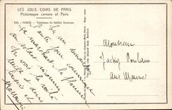 Paris CPA Falls from the unknown soldier