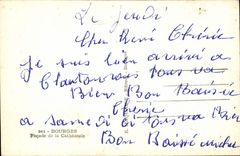 Bourges CPA Frontage of the cathedral