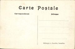 Park of Versailles CPA Fights animals