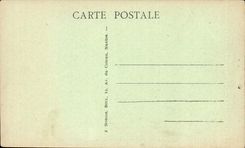 Martyrdom of Pontchateau CPA Jesus east nails with the Cross (11th station)