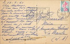 La Baule CPA the beach seen of the casino