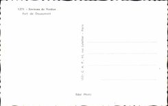 Surroundings of VErdun MODERN CARD Fort of Douaumont