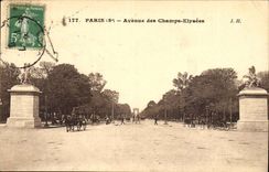 Paris CPA Which occurred of the Elysees fields