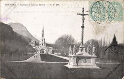 Lourdes CPA Basilica E Breton martyrdom