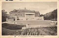 Boulogne on sea CPA the war memorial