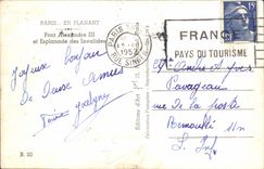 Paris CPA Bridge Alexandre III and esplanade of Invalides