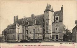 Evreux CPA the episcopal palate