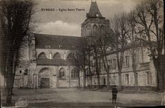 Evreux CPA Church Saint Taurin
