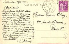 CPA the valley of Vallorcine and Mont Blanc