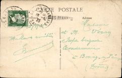 Bogen der Aix-les-BainsCPA des Campanus Bogens romisch grundete am 3 und 4 Jahrhundert durch Lucius Pompeius Campanus in der Ehre seines F