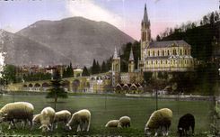 Lourdes CPA the basilica and the Peak of Jer