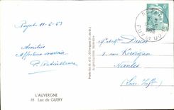 Auvergne CPA Lake Guery