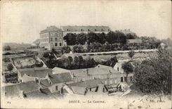 Dreux CPA the barracks