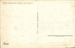 Italien Italien Rom CPA Monumento hat Vittorio Emanuele II