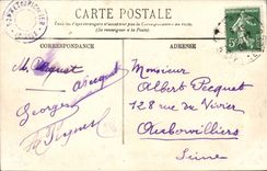 Lourdes CPA mountains of the Pyrenees Seen of the Peak of Jer