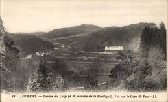 Lourdes CPA Caves of the Wolf (has 10 minutes of Al basilica) Sight on Gave of Pau