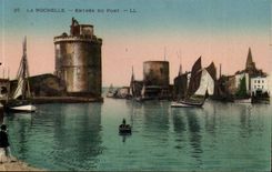 Eingang La Rochelle-CPA des Hafens