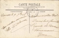 Lourdes CPA Statue of Michel Saint