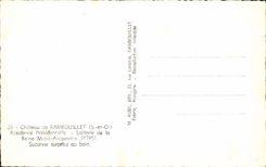 Castle of Rambouillet MODERN CARD presidential Residence Dairy of Marie Antoinette (1785) Suzanne taken with the bath