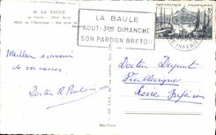 Baule CPA the casino Royal Hotel Hotel of the hermitage Seen from of Majestic