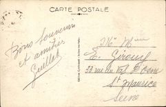 Saline les Bains CPA Saint Anatole and the fort Saint Andre