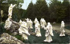 CPA Martyrdom of Bridge-Castle the Climbing