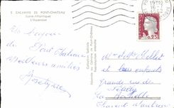 CPA Martyrdom of Bridge-Castle the Climbing