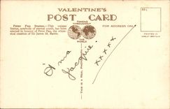 Great BRitain London London CPA Peter Side Statue Kensington Gardens