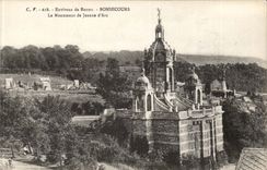 Surroundings of Rouen CPA BonSecours the monument of Jeanne of arc