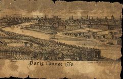 Paris CPA L'annee 1750 