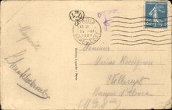 Paris CPA Under the Eiffel Tower towards Trocadero