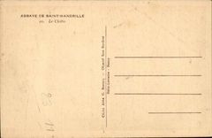 Abbey of Wandrille CPA the cloister