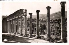 Morocco Djemila CPA the Western gantry of the Septimien temple