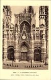 Rouen CPA the cathedral Large gate principal Gate