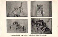 CPA Maison de Victor Hugo Place des Vosges Les Rheinfels (dessin de Hugo)