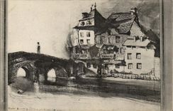 CPA Maison de Victor Hugo Place des Vosges Musee (dessin de Hugo)